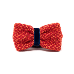 Rosehip & Orange Harris Design Handmade Dog Bow Tie